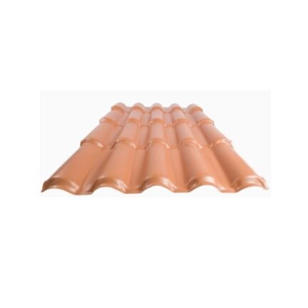 Telha Colonial PVC 5 Ondas Terracota Afort