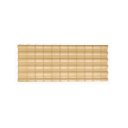 Telha Plan Colonial PVC 6 Ondas Marfim Afort - Imagem 2