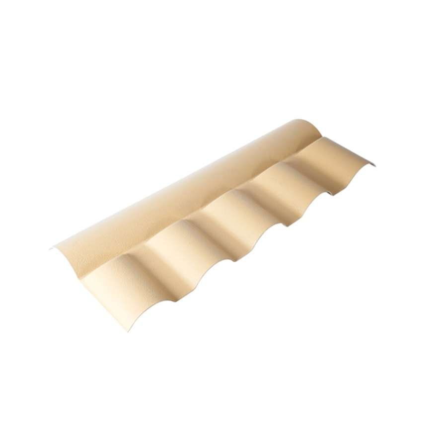 Cumeeira Central Articulada Plan Colon. PVC Marfim Afort