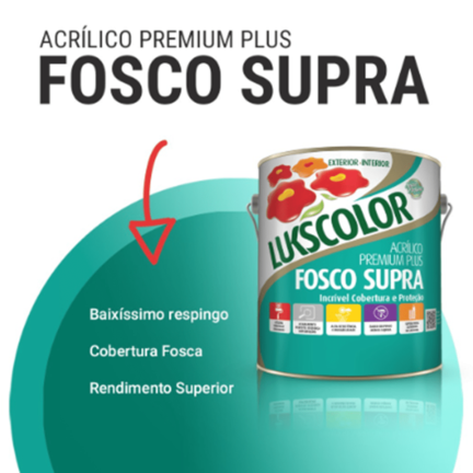 Fosco Supra Acrílico Premium Plus - Imagem 3