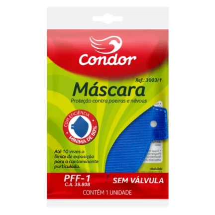 Máscara de Proteção Sem Válvula REF 3003/1 Condor